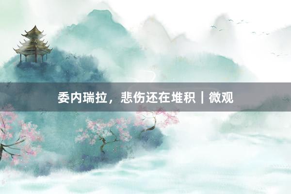 委内瑞拉，悲伤还在堆积｜微观