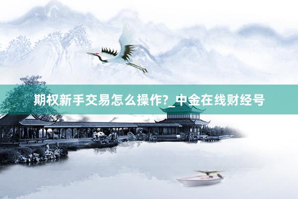 期权新手交易怎么操作?_中金在线财经号