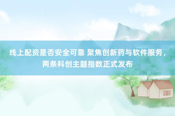 线上配资是否安全可靠 聚焦创新药与软件服务，两条科创主题指数正式发布