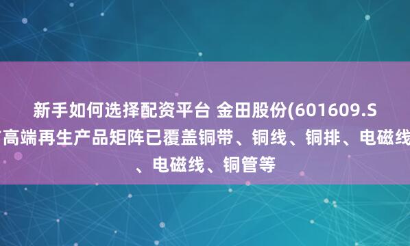新手如何选择配资平台 金田股份(601609.SH)：目前高端再生产品矩阵已覆盖铜带、铜线、铜排、电磁线、铜管等